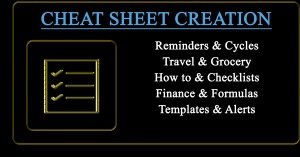 Cheat Sheets